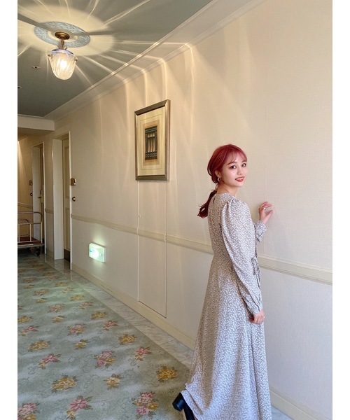 JUMELLE(ジュメロ)の「サイドリボンワンピース(ワンピース・レディース・ベージュ・FREE)」の18枚目の写真