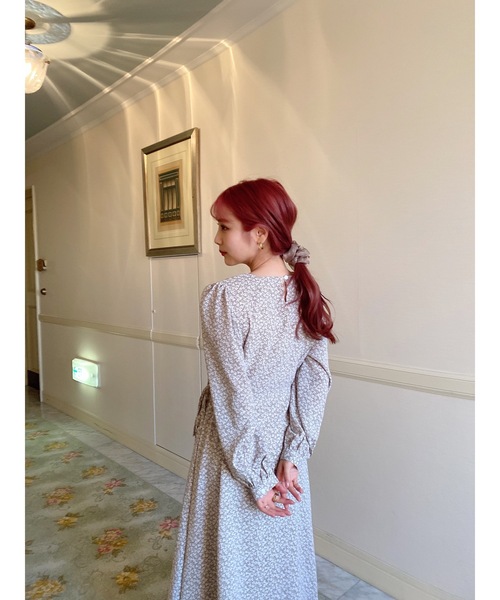 JUMELLE(ジュメロ)の「サイドリボンワンピース(ワンピース・レディース・ベージュ・FREE)」の20枚目の写真