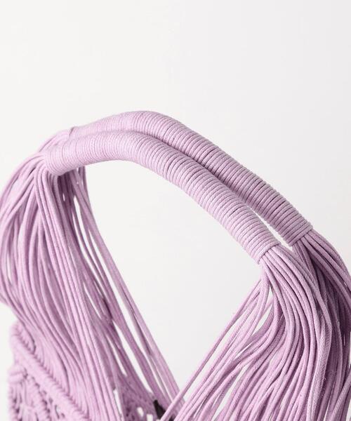 The Bagmati（ザバグマティ）の「＜The Bagmati＞●コード ヒシガタアミ バッグ（ハンドバッグ・レディース・シルバー/ライラック・FREE）」の5枚目の写真