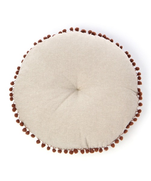 BAYFLOW(ベイフロー)の「カシュシブクッション(クッション/クッションカバー・レディース・スカイブルー/ナチュラル・0)」の7枚目の写真