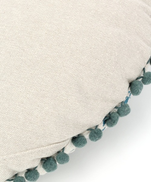 BAYFLOW(ベイフロー)の「カシュシブクッション(クッション/クッションカバー・レディース・スカイブルー/ナチュラル・0)」の8枚目の写真