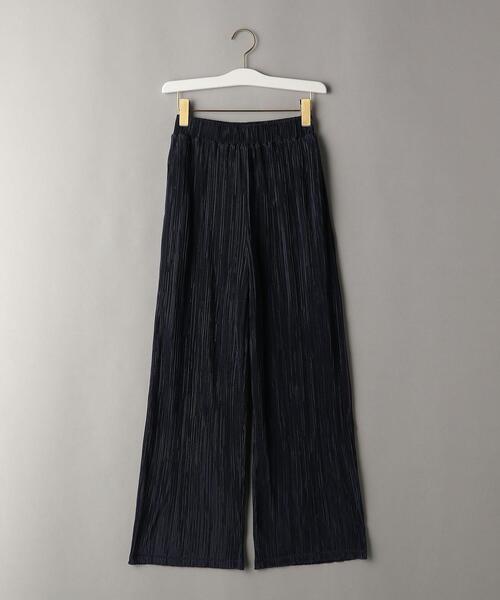 BEAUTY&YOUTH UNITED ARROWS(ビューティーアンドユースユナイテッドアローズ)の「BY プリーツワイドパンツ -ウォッシャブル-(その他パンツ・レディース・ネイビー/ライム・FREE)」の10枚目の写真