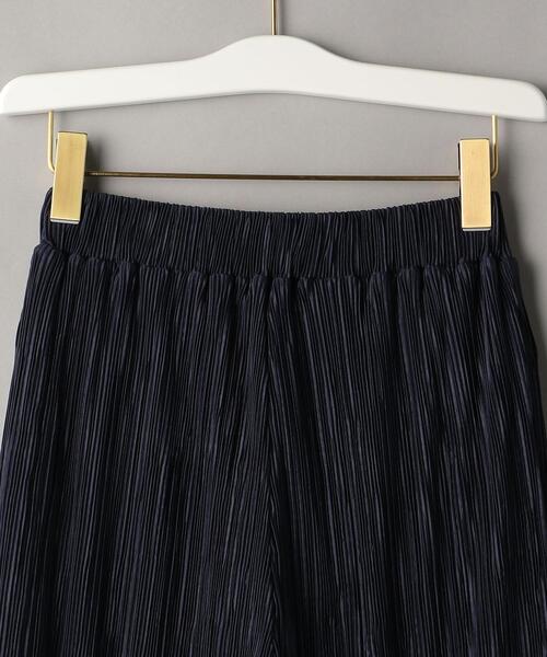 BEAUTY&YOUTH UNITED ARROWS(ビューティーアンドユースユナイテッドアローズ)の「BY プリーツワイドパンツ -ウォッシャブル-(その他パンツ・レディース・ネイビー/ライム・FREE)」の13枚目の写真
