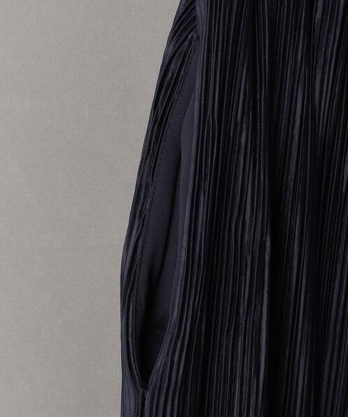 BEAUTY&YOUTH UNITED ARROWS(ビューティーアンドユースユナイテッドアローズ)の「BY プリーツワイドパンツ -ウォッシャブル-(その他パンツ・レディース・ネイビー/ライム・FREE)」の14枚目の写真