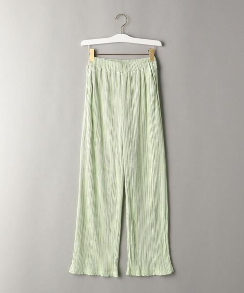 BEAUTY&YOUTH UNITED ARROWS(ビューティーアンドユースユナイテッドアローズ)の「BY プリーツワイドパンツ -ウォッシャブル-(その他パンツ・レディース・ネイビー/ライム・FREE)」の18枚目の写真