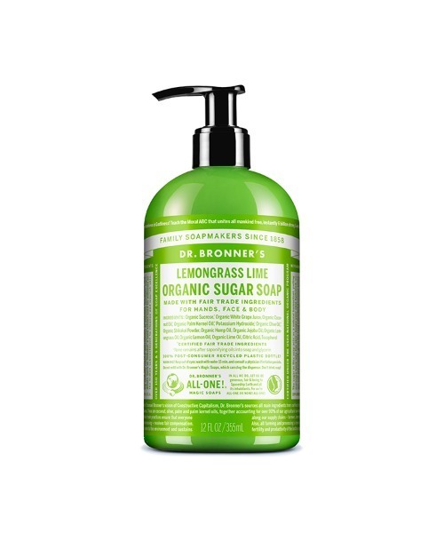 DR.BRONNER'S(ドクターブロナー)の「ドクターブロナー オーガニック シュガーソープ(石鹸/ボディソープ・レディース・TE(ティートゥリー)/LL(レモングラスライム)/LA(ラベンダー)/PE(ペパーミント)/BA(ベビーマイルド)・FREE)」の5枚目の写真