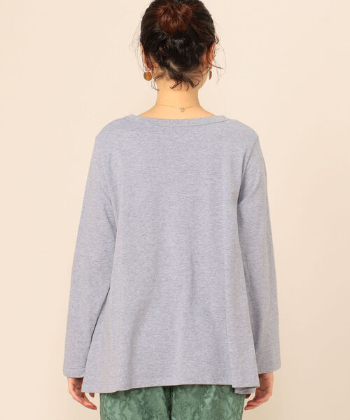 NOLLEY’S(ノーリーズ)の「【TORRAZZO DONNA/ トラッゾドンナ】フレアマルチカットソー(Tシャツ/カットソー・レディース・ホワイト/ライトグレー/ブラック・38)」の16枚目の写真