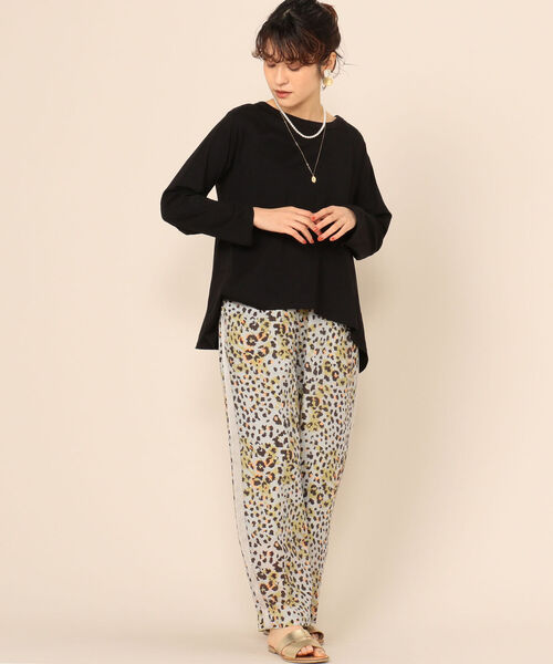 NOLLEY’S(ノーリーズ)の「【TORRAZZO DONNA/ トラッゾドンナ】フレアマルチカットソー(Tシャツ/カットソー・レディース・ホワイト/ライトグレー/ブラック・38)」の14枚目の写真