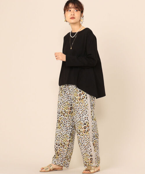 NOLLEY’S(ノーリーズ)の「【TORRAZZO DONNA/ トラッゾドンナ】フレアマルチカットソー(Tシャツ/カットソー・レディース・ホワイト/ライトグレー/ブラック・38)」の10枚目の写真