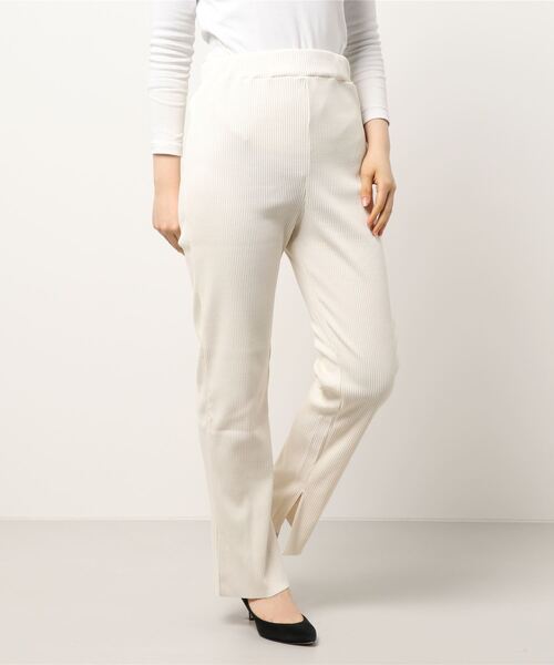 セール セルフカットリブパンツ その他パンツ Samansa Mos2 Blue サマンサモスモスブルー のファッション通販 Zozotown