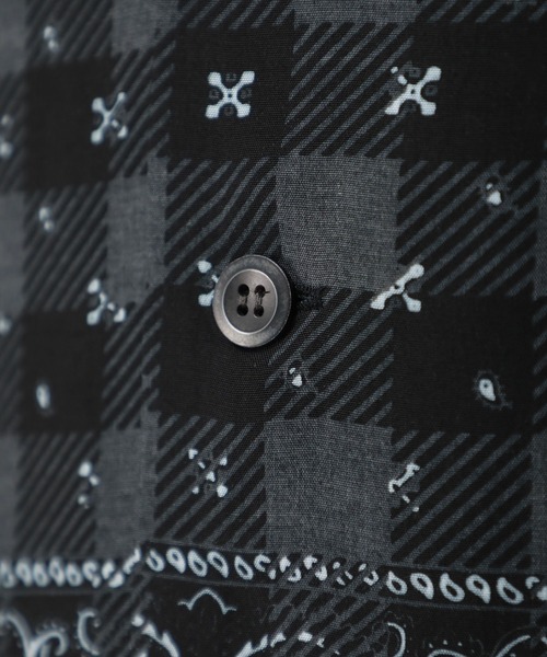 STUDIOUS SELECT（ステュディオスセレクト）の「STUDIOUS別注 ALOHA SS SH（シャツ/ブラウス・メンズ・ブラック/ホワイト・1/0/2/3）」の20枚目の写真