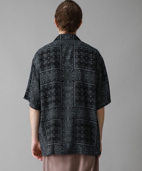 STUDIOUS SELECT（ステュディオスセレクト）の「STUDIOUS別注 ALOHA SS SH（シャツ/ブラウス・メンズ・ブラック/ホワイト・1/0/2/3）」の10枚目の写真