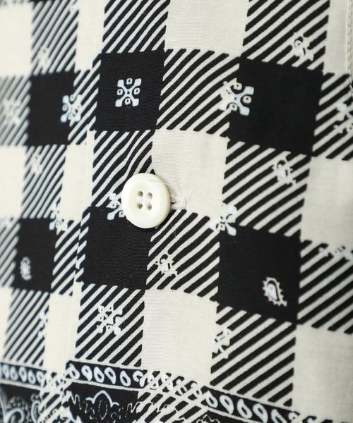 STUDIOUS SELECT（ステュディオスセレクト）の「STUDIOUS別注 ALOHA SS SH（シャツ/ブラウス・メンズ・ブラック/ホワイト・1/0/2/3）」の15枚目の写真