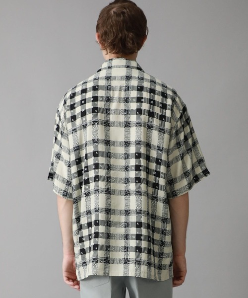 STUDIOUS SELECT（ステュディオスセレクト）の「STUDIOUS別注 ALOHA SS SH（シャツ/ブラウス・メンズ・ブラック/ホワイト・1/0/2/3）」の7枚目の写真