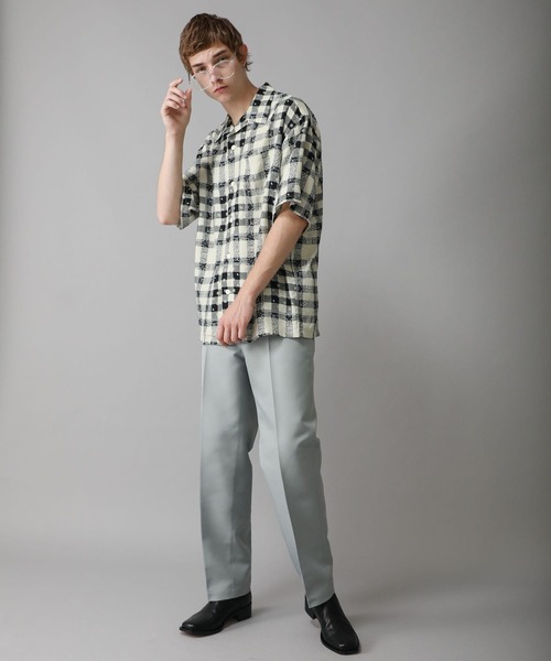 STUDIOUS SELECT（ステュディオスセレクト）の「STUDIOUS別注 ALOHA SS SH（シャツ/ブラウス・メンズ・ブラック/ホワイト・1/0/2/3）」の3枚目の写真