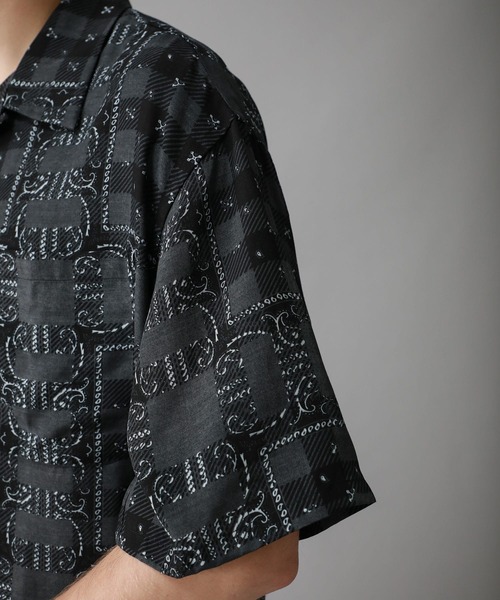 STUDIOUS SELECT（ステュディオスセレクト）の「STUDIOUS別注 ALOHA SS SH（シャツ/ブラウス・メンズ・ブラック/ホワイト・1/0/2/3）」の18枚目の写真