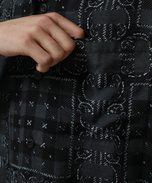 STUDIOUS SELECT（ステュディオスセレクト）の「STUDIOUS別注 ALOHA SS SH（シャツ/ブラウス・メンズ・ブラック/ホワイト・1/0/2/3）」の17枚目の写真