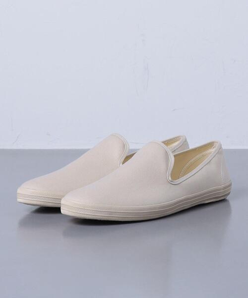 UNITED ARROWS（ユナイテッドアローズ）の「＜UNITED ARROWS＞ キャンバス スリッポン（スリッポン・メンズ・ブラック/ベージュ/オリーブ・8/10/9/7h/8h/9h/10h）」の2枚目の写真