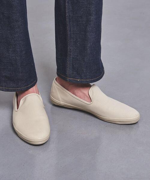 UNITED ARROWS(ユナイテッドアローズ)の「<UNITED ARROWS> キャンバス スリッポン(スリッポン・メンズ・ベージュ/オリーブ/ブラック・8/9h/10/8h/10h/7h/9)」の12枚目の写真