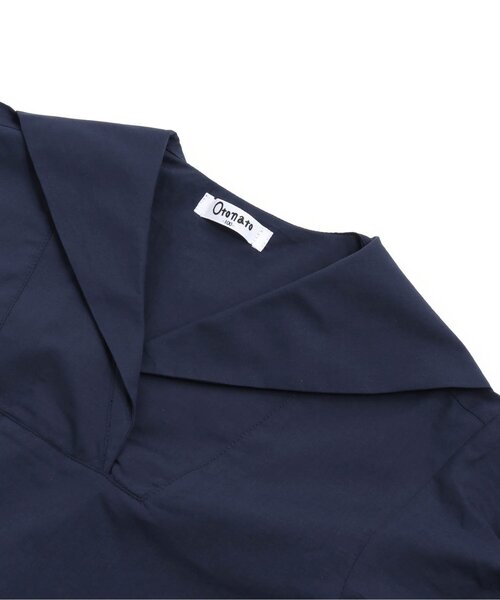 Otonato(オトナト)の「セーラーワンピース【親子でおそろいリンクコーデ】(ワンピース・キッズ・ネイビー/オフホワイト・90/100/110/120/130/140)」の5枚目の写真