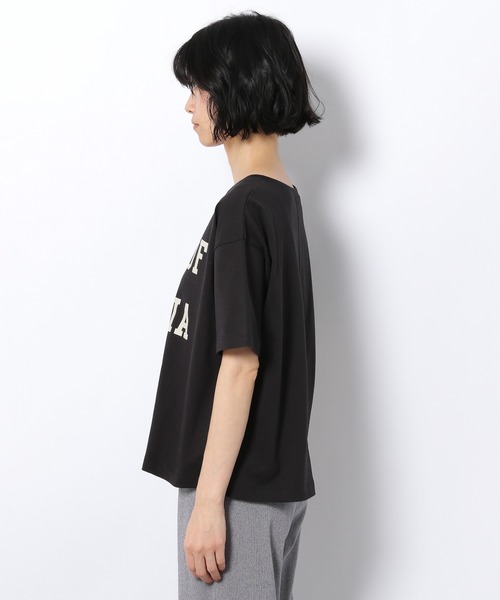 LAKOLE(ラコレ)の「USAコットンローカルロゴTシャツ / 941065(Tシャツ/カットソー・レディース・ライトブルー/ブラック/オフホワイト/桜・SMALL/MEDIUM)」の7枚目の写真