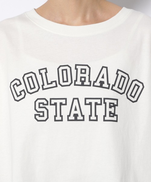 LAKOLE(ラコレ)の「USAコットンローカルロゴTシャツ / 941065(Tシャツ/カットソー・レディース・ライトブルー/ブラック/オフホワイト/桜・SMALL/MEDIUM)」の15枚目の写真