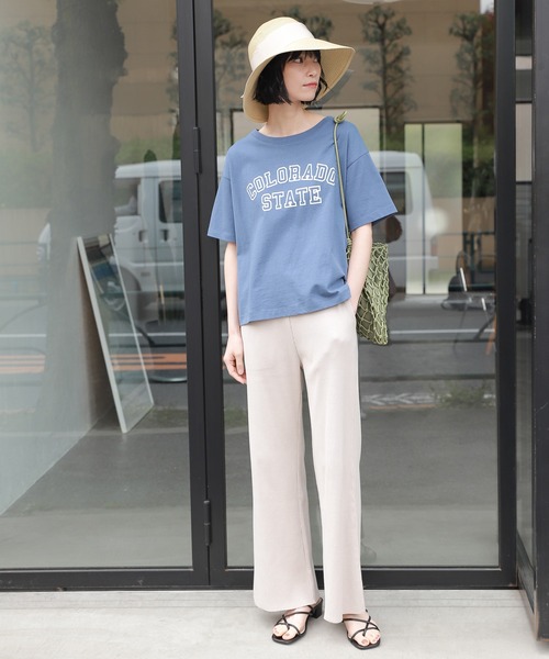 LAKOLE(ラコレ)の「USAコットンローカルロゴTシャツ / 941065(Tシャツ/カットソー・レディース・ライトブルー/ブラック/オフホワイト/桜・SMALL/MEDIUM)」の21枚目の写真