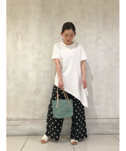 BEARDSLEY（ビアズリー）の「《Sans Arcidet》ラフィアバッグ（トートバッグ・レディース・ピンク/イエロー/グリーン・FREE）」の12枚目の写真