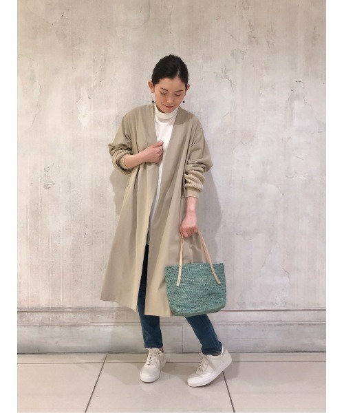 BEARDSLEY（ビアズリー）の「《Sans Arcidet》ラフィアバッグ（トートバッグ・レディース・ピンク/イエロー/グリーン・FREE）」の13枚目の写真