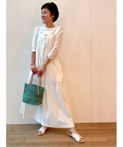 BEARDSLEY（ビアズリー）の「《Sans Arcidet》ラフィアバッグ（トートバッグ・レディース・ピンク/イエロー/グリーン・FREE）」の17枚目の写真