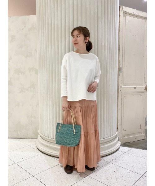 BEARDSLEY（ビアズリー）の「《Sans Arcidet》ラフィアバッグ（トートバッグ・レディース・ピンク/イエロー/グリーン・FREE）」の18枚目の写真