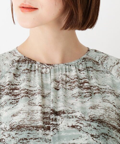 AG by aquagirl（エージーバイアクアガール）の「◆デジタルティアードワンピース（ワンピース・レディース・ライトグリーン系/ピンク系5・36/38）」の7枚目の写真