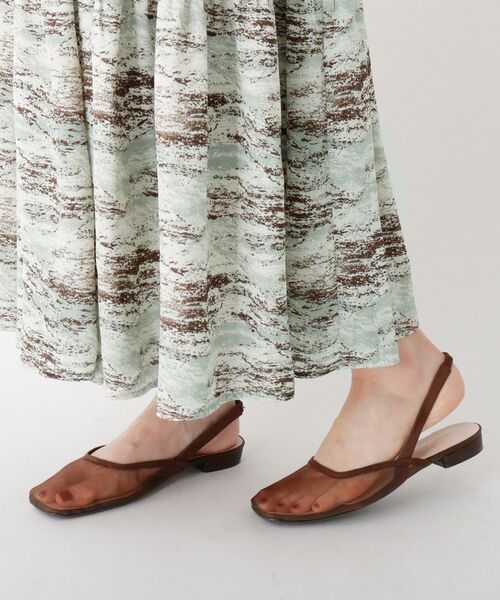 AG by aquagirl（エージーバイアクアガール）の「◆デジタルティアードワンピース（ワンピース・レディース・ライトグリーン系/ピンク系5・36/38）」の11枚目の写真