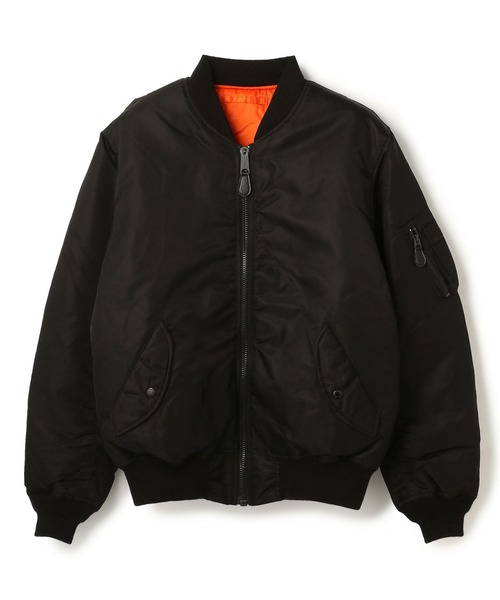 AVIREX(アヴィレックス)の「AVIREX/アヴィレックス/MA-1 COMMERCIAL(コマーシャル)(MA-1・メンズ・ブラック/セージグリーン・MEDIUM/LARGE/X-LARGE/XX-LARGE)」の3枚目の写真