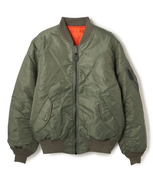 AVIREX(アヴィレックス)の「AVIREX/アヴィレックス/MA-1 COMMERCIAL(コマーシャル)(MA-1・メンズ・ブラック/セージグリーン・MEDIUM/LARGE/X-LARGE/XX-LARGE)」の4枚目の写真