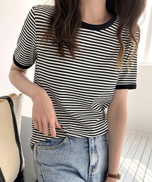 ボーダー半袖Tシャツ