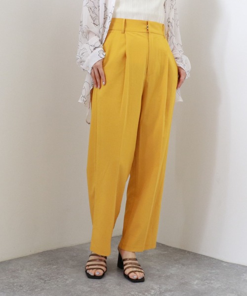 archives（アルシーヴ）の「【限定item】カラーストレートパンツ（その他パンツ・レディース・パープル/レッド/イエロー/グリーン・MEDIUM）」の5枚目の写真