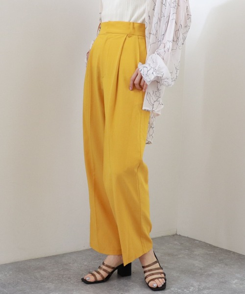 archives（アルシーヴ）の「【限定item】カラーストレートパンツ（その他パンツ・レディース・パープル/レッド/イエロー/グリーン・MEDIUM）」の6枚目の写真