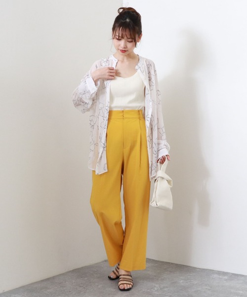 archives（アルシーヴ）の「【限定item】カラーストレートパンツ（その他パンツ・レディース・パープル/レッド/イエロー/グリーン・MEDIUM）」の7枚目の写真