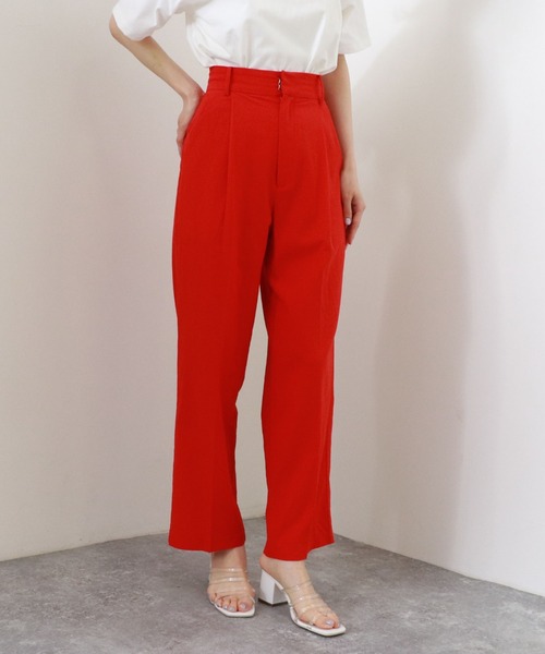 archives（アルシーヴ）の「【限定item】カラーストレートパンツ（その他パンツ・レディース・パープル/レッド/イエロー/グリーン・MEDIUM）」の8枚目の写真