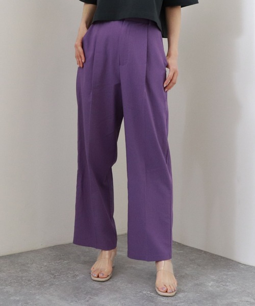 archives（アルシーヴ）の「【限定item】カラーストレートパンツ（その他パンツ・レディース・パープル/レッド/イエロー/グリーン・MEDIUM）」の14枚目の写真