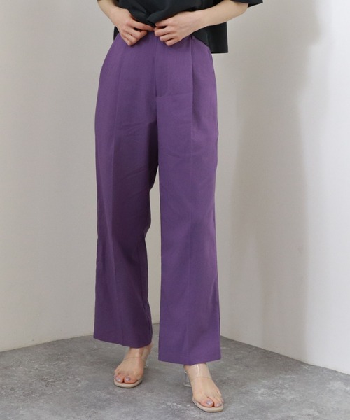 archives（アルシーヴ）の「【限定item】カラーストレートパンツ（その他パンツ・レディース・パープル/レッド/イエロー/グリーン・MEDIUM）」の15枚目の写真