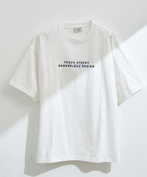 JUNRED（ジュンレッド）の「【 it iCON 】Violets round logo tee（Tシャツ/カットソー・メンズ・ラベンダー/ホワイト/ブラック・M/L）」の13枚目の写真