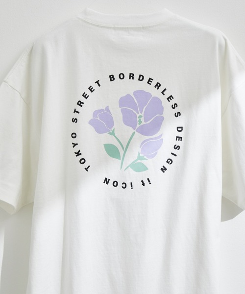 JUNRED（ジュンレッド）の「【 it iCON 】Violets round logo tee（Tシャツ/カットソー・メンズ・ラベンダー/ホワイト/ブラック・M/L）」の14枚目の写真