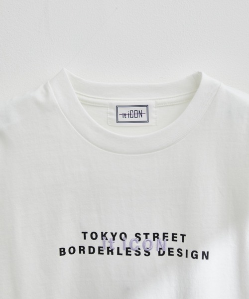 JUNRED（ジュンレッド）の「【 it iCON 】Violets round logo tee（Tシャツ/カットソー・メンズ・ラベンダー/ホワイト/ブラック・M/L）」の17枚目の写真