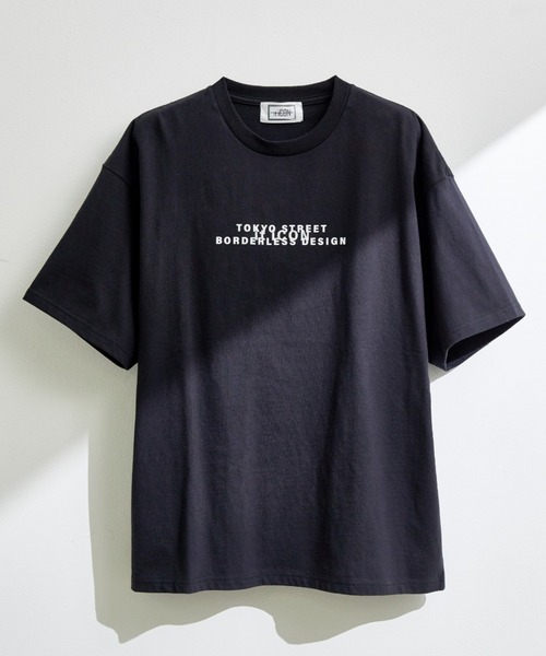 JUNRED（ジュンレッド）の「【 it iCON 】Violets round logo tee（Tシャツ/カットソー・メンズ・ラベンダー/ホワイト/ブラック・M/L）」の11枚目の写真
