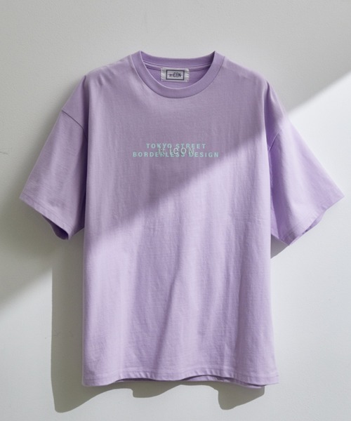 JUNRED（ジュンレッド）の「【 it iCON 】Violets round logo tee（Tシャツ/カットソー・メンズ・ラベンダー/ホワイト/ブラック・M/L）」の15枚目の写真