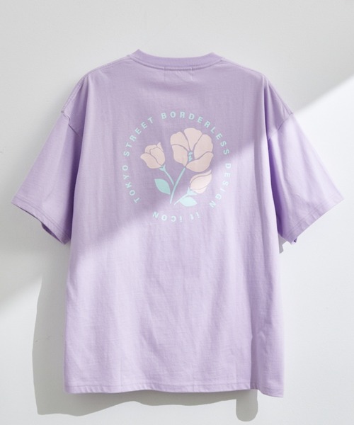 JUNRED（ジュンレッド）の「【 it iCON 】Violets round logo tee（Tシャツ/カットソー・メンズ・ラベンダー/ホワイト/ブラック・M/L）」の16枚目の写真