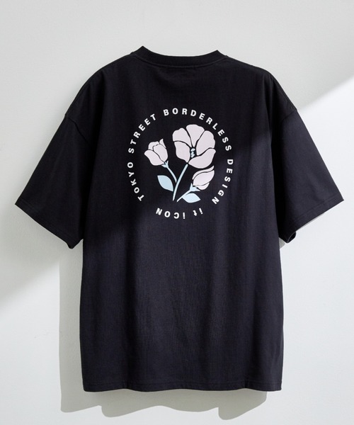 JUNRED（ジュンレッド）の「【 it iCON 】Violets round logo tee（Tシャツ/カットソー・メンズ・ラベンダー/ホワイト/ブラック・M/L）」の12枚目の写真