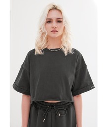 ALEXIA STAM | Cropped Oversized Tee/クロップドオーバーサイズティー(Tシャツ/カットソー)